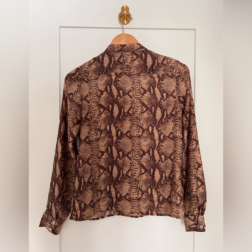 Snake Skin Pattern Blouse - Picture 6 of 10